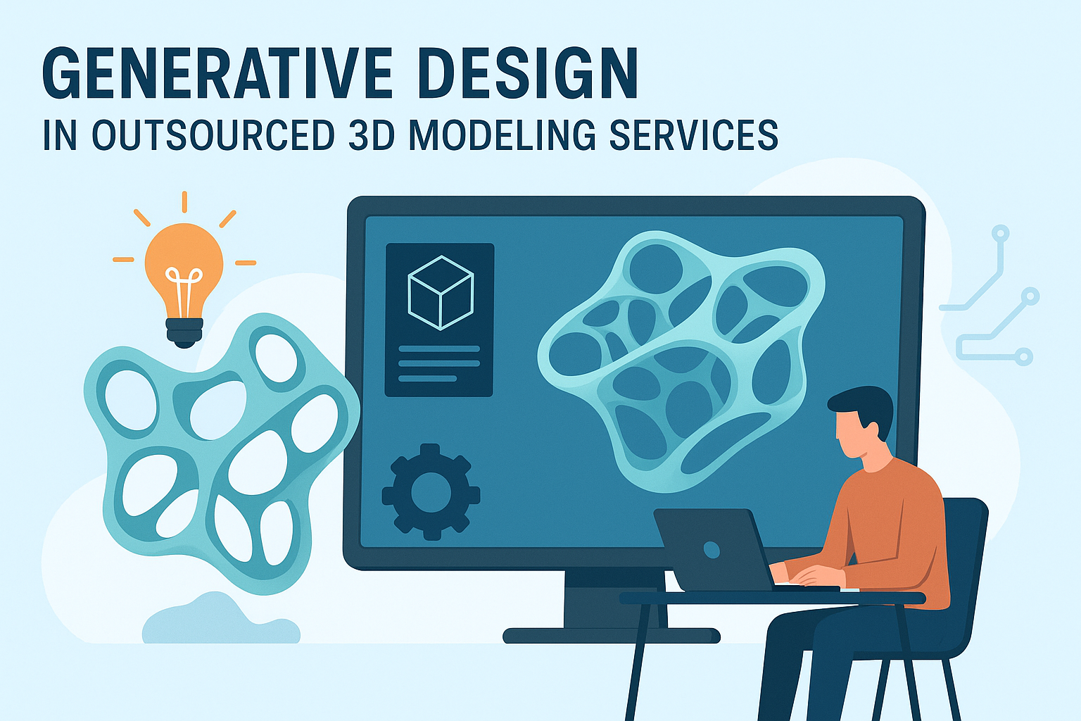 How Generative Design is Transforming Outsourced 3D Modeling Services