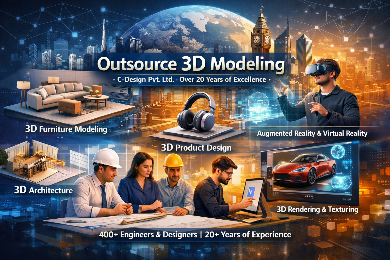 Outsource 3D Modeling:Best 3D Modeling company in India