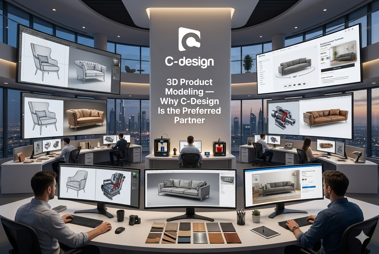 3D Product Modeling — Why C-Design Is the Preferred Partner
