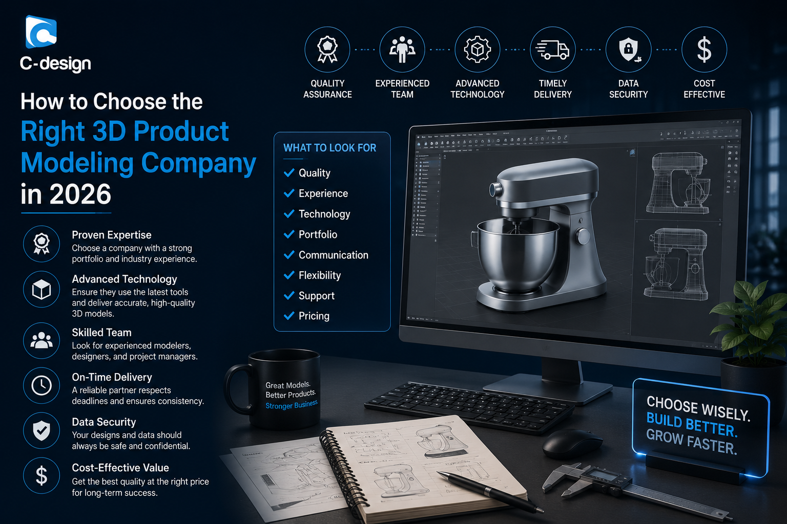 How to Choose the Right 3D Product Modeling Company in 2026