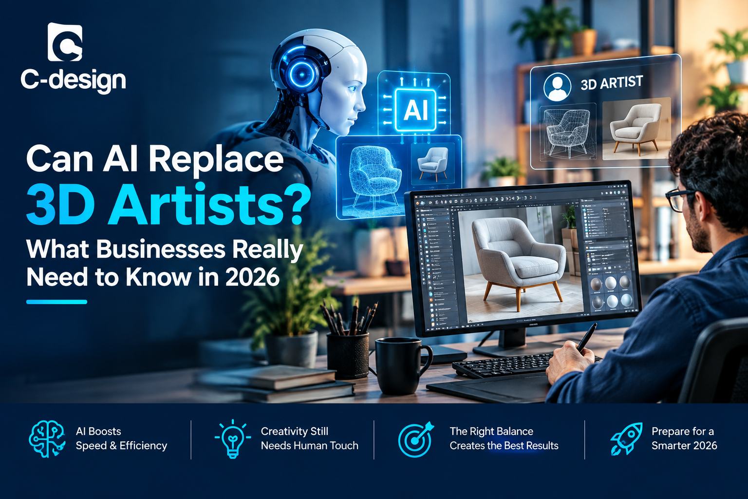 Can AI Replace 3D Artists? What Businesses Really Need to Know in 2026